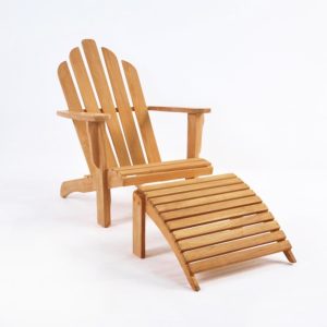 Adirondack Chair and Foot Piece