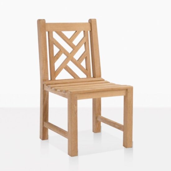 Cross Back Side Chair
