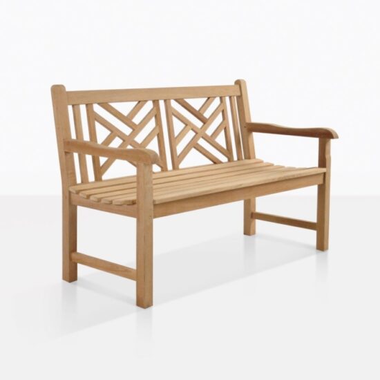 Cross Back 2 Seat Bench