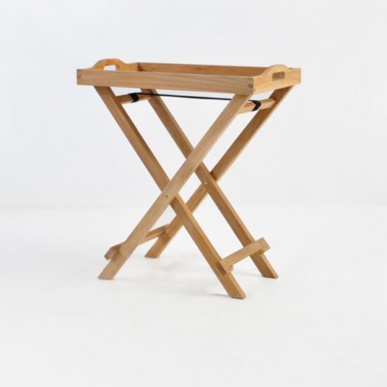 Teak Tray and Stand