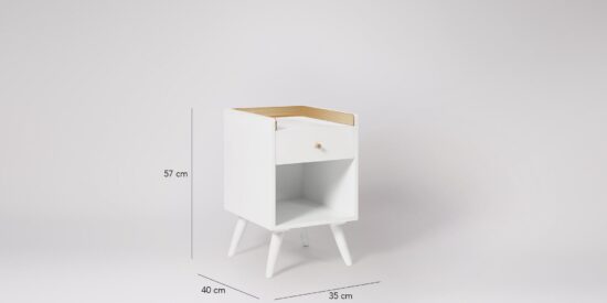 Fresco One Drawer Bed Side
