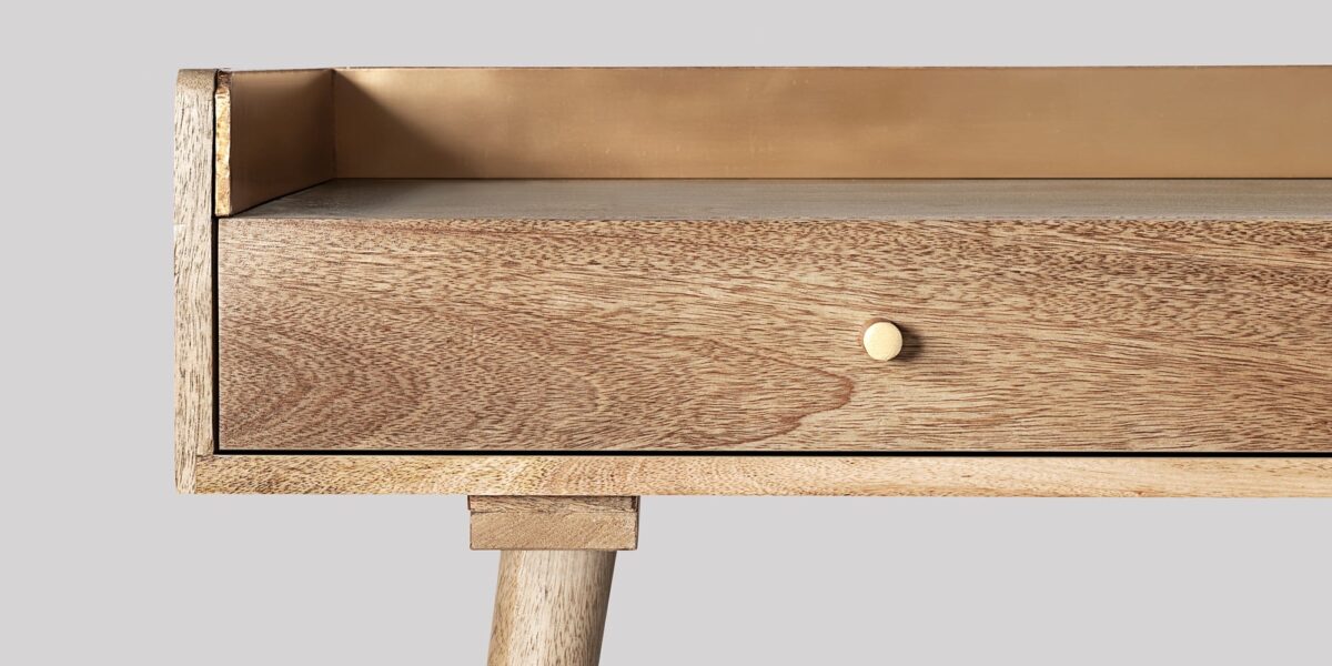 Fresco 2 Drawer Desk Table - Image 2