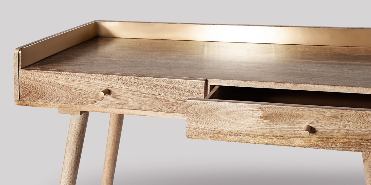Fresco 2 Drawer Desk Table - Image 3