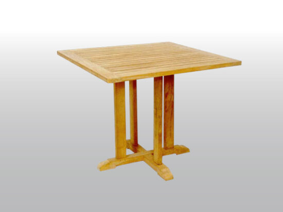Square Pedestal Table