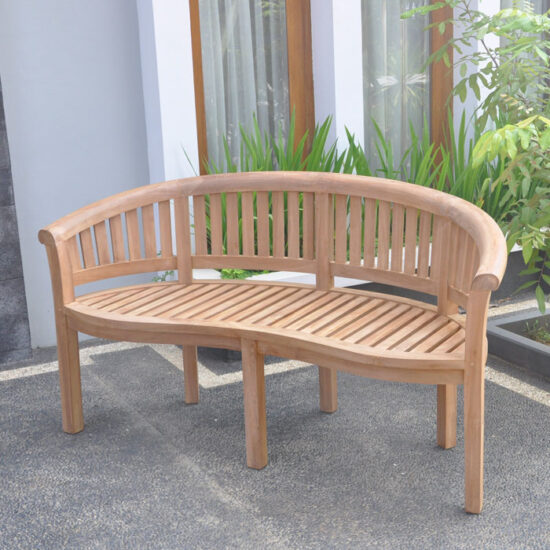 Banana Round Back Bench