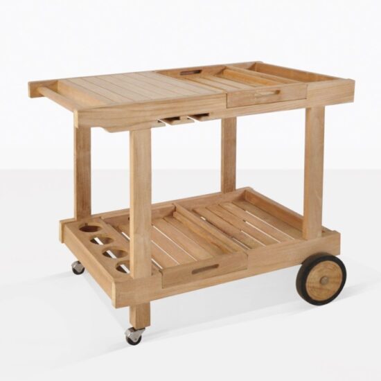 Teak Bar Trolley