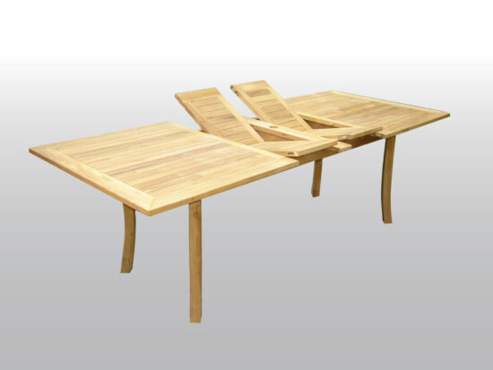 Double Extension Table Rectangular 4 Legs