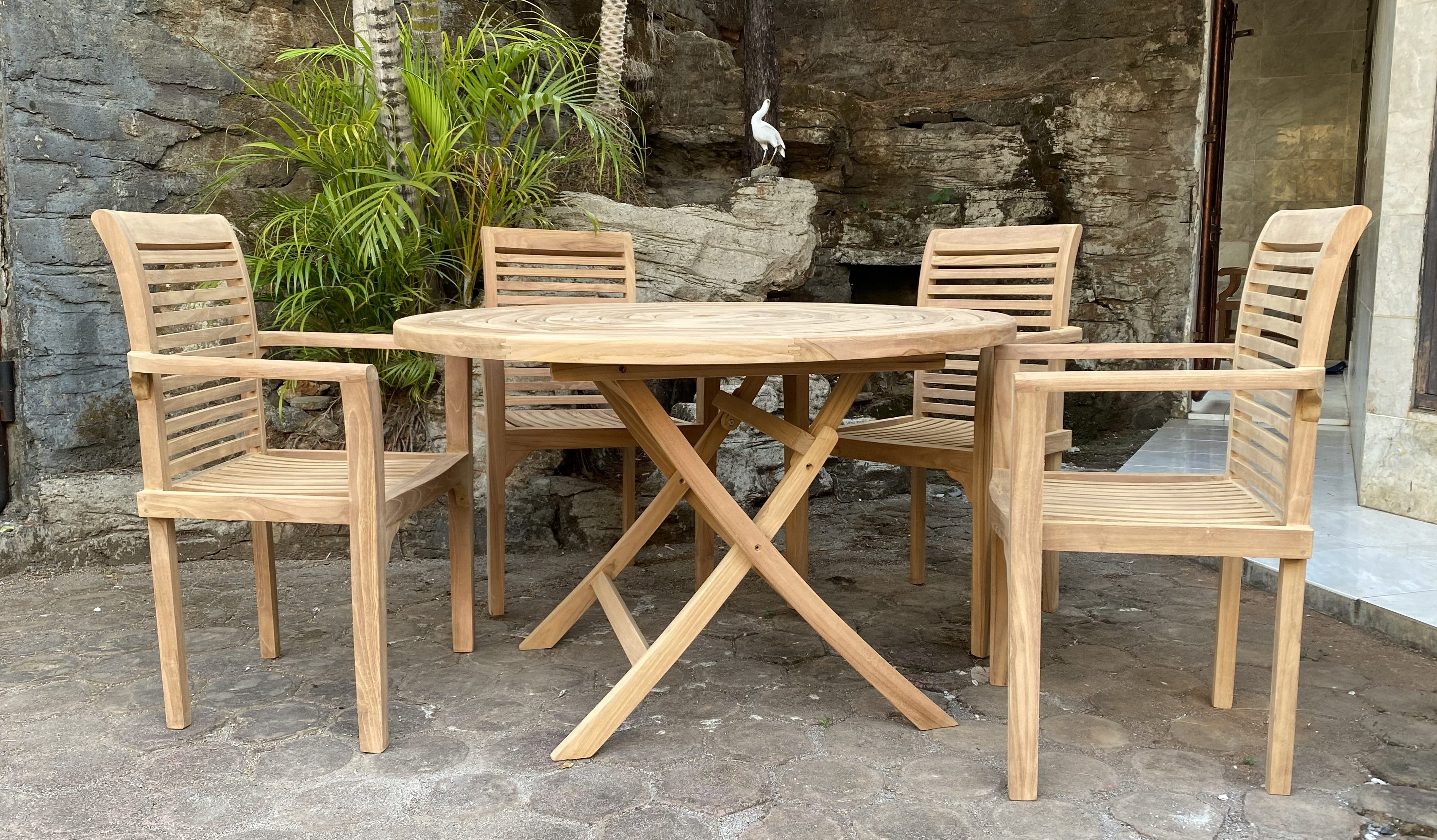 Set 4 Stacking solidteak