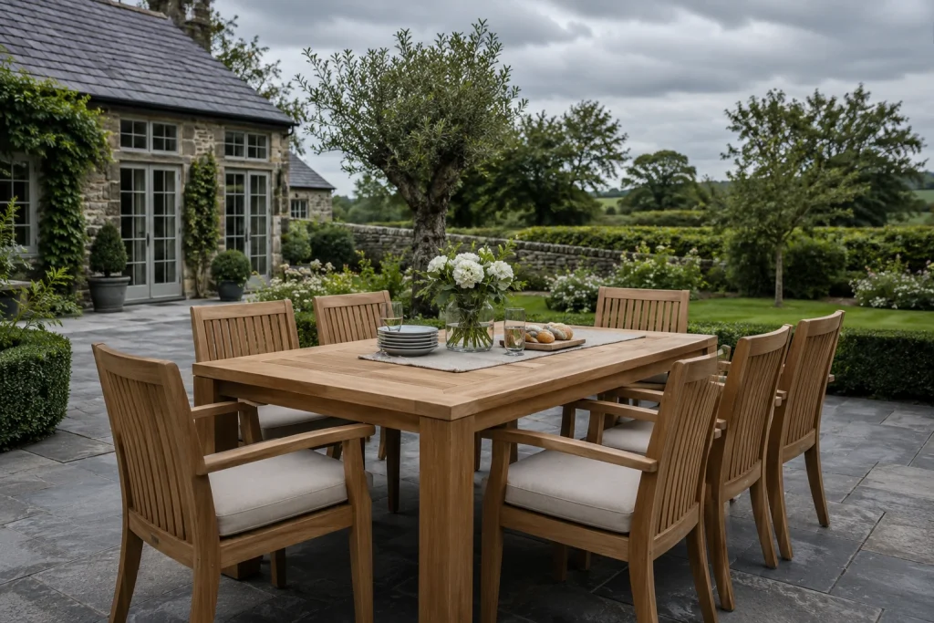 Teak vs Aluminium vs Rattan: Which Outdoor Furniture is Best for UK & Germany?